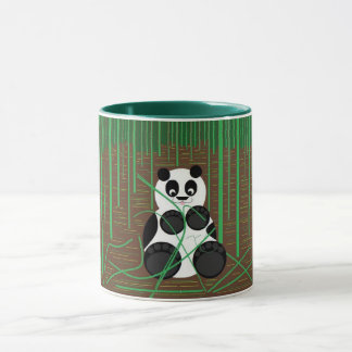 Panda Bear in der Tasse Bamboo Forest