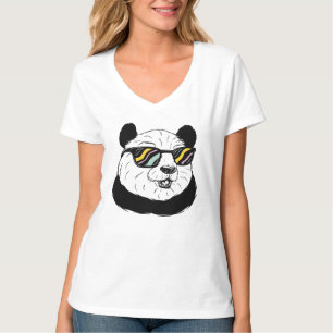 Panda Bear in Sonnenbrille T-Shirt