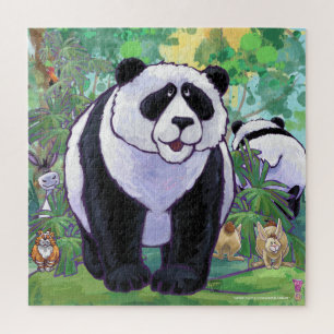Panda Bear Jungle Fun Puzzle