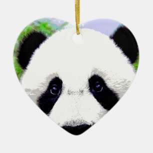 Panda Bear Keramikornament