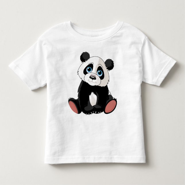 Panda Bear Kleinkind T-shirt (Vorderseite)