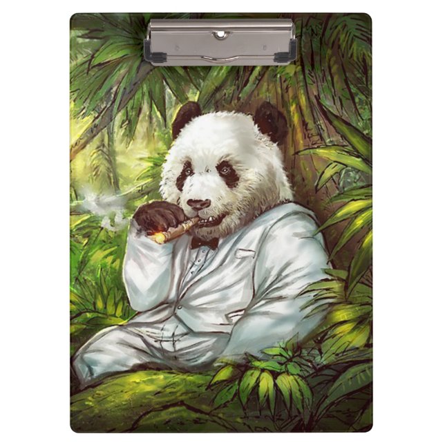 Panda Bear Klemmbrett (Vorderseite)