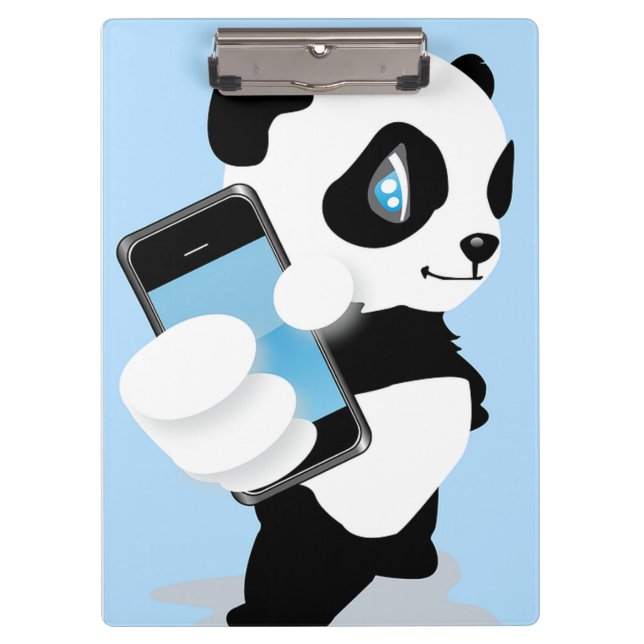Panda Bear Klemmbrett (Vorderseite)