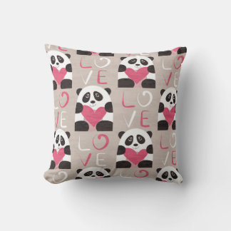 Panda Bear Liebe Kissen