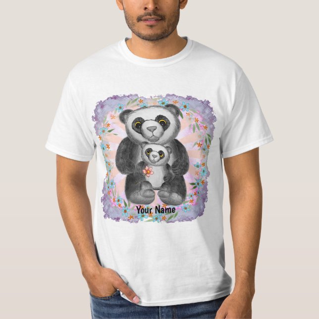Panda Bear Liebe T - Shirt (Vorderseite)