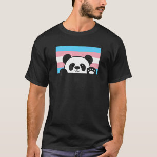 Panda Bear Liebe Transgender Pride Flag Ästhetik C T-Shirt