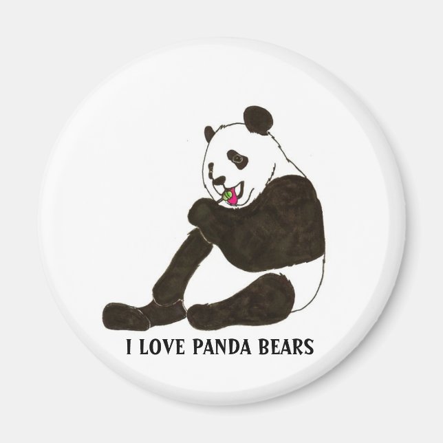 PANDA BEAR MAGNET (Vorne)