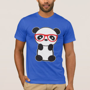 Panda Bear mit Brille T-Shirt