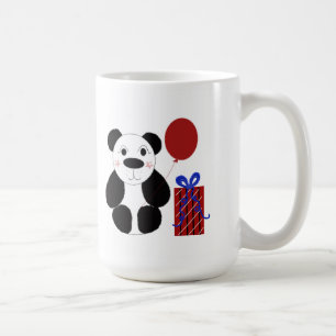 Panda Bear mit Red Balloon Tasse
