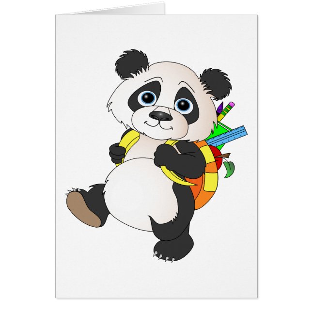 Panda Bear mit Rucksack (Vorne)