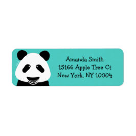 Panda Bear Modern Aquamarin