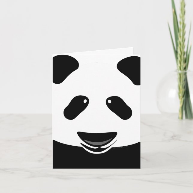 Panda Bear Modern Danke Custom (Vorderseite)