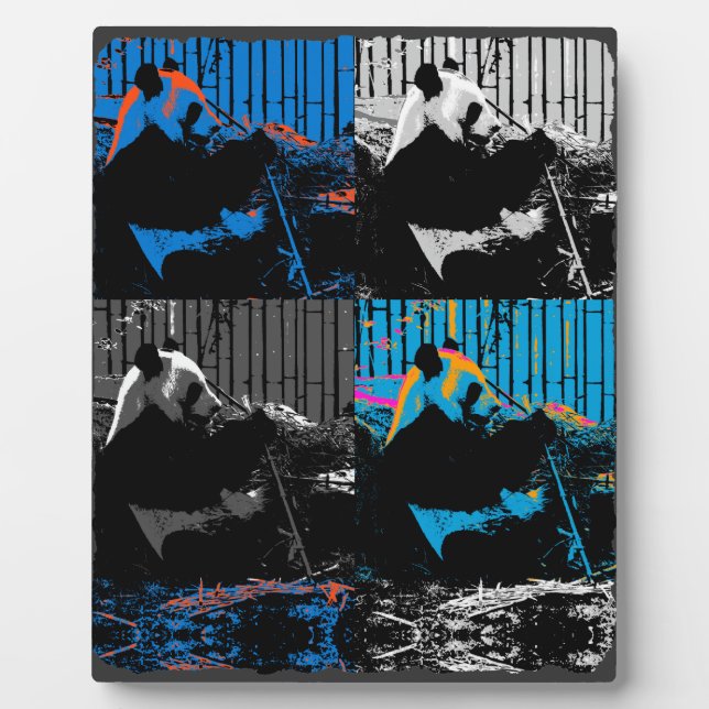Panda Bear Multipanel Modernes Design Fotoplatte (Vorderseite)