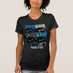 Panda Bear Multipanel Modernes Design T-Shirt