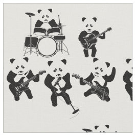 Panda Bear Niedlich Band Stoff