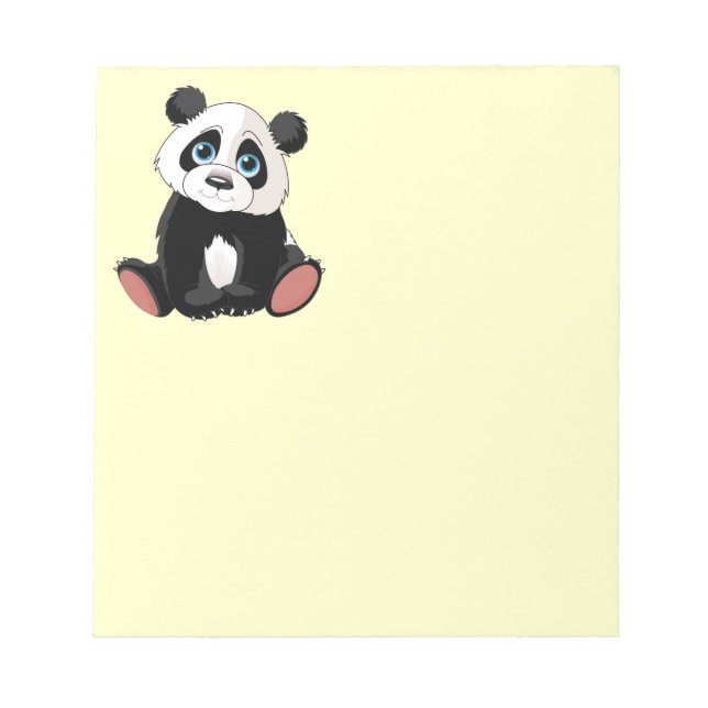Panda Bear Notizblock (Vorderseite)