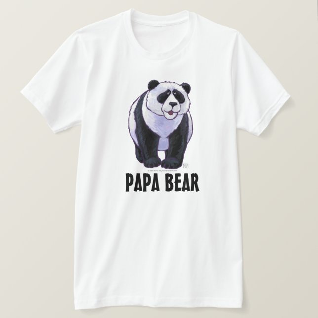 Panda Bear, Papa Bear T - Shirt (Design vorne)