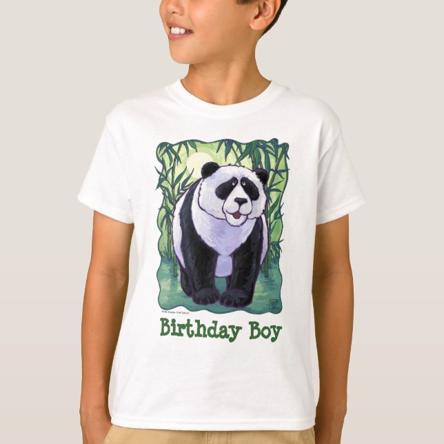 Panda Bear Party Center T-Shirt (Vorderseite)