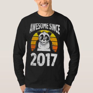 Panda Bear Phantastisch seit 2017 5. Geburtstag 5 T-Shirt