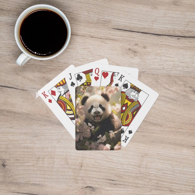 Panda Bear Picture Playing Cards Spielkarten (Von Creator hochgeladen)