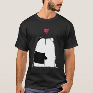 Panda Bear Polar Bear Liebe Day T-Shirt