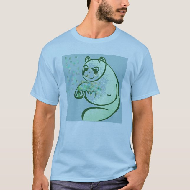 Panda Bear Pop Art T-Shirt (Vorderseite)
