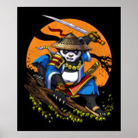 Panda Bear Samurai Ninja
