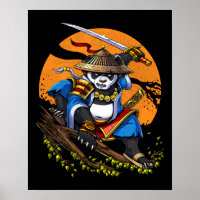 Panda Bear Samurai Ninja