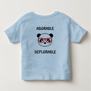 Panda Bear Säugling Adorable Deplorable Leon Kleinkind T-shirt