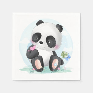 Panda Bear Serviette