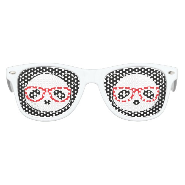 Panda Bear Sun Glasses - Leon the Panda Sonnenbrille (Vorderseite)