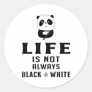 Panda Bear Süße Tier China Pandas Paw Funny Gesche Runder Aufkleber