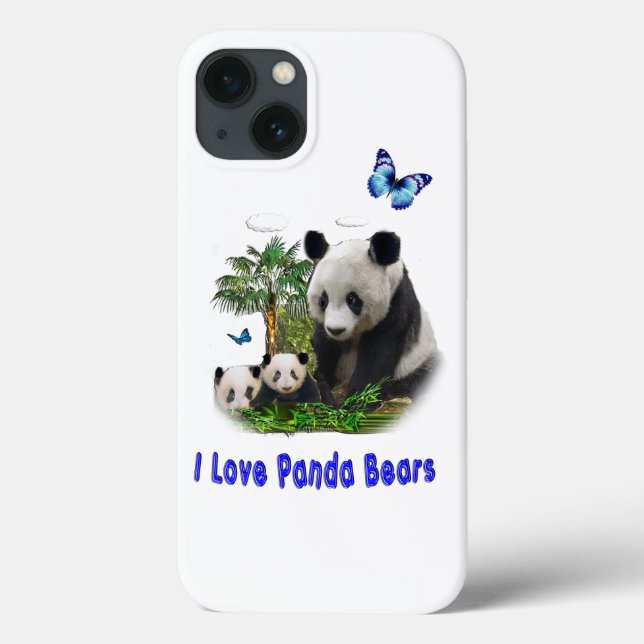 Panda Bear Telefongehäuse Case-Mate iPhone Hülle (Rückseite)