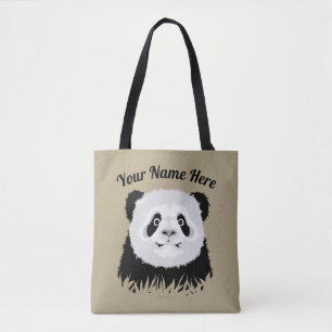 Panda Bear Tote Bag