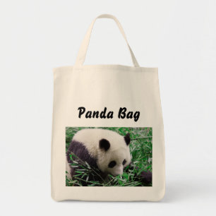 Panda Bear Tote Tasche