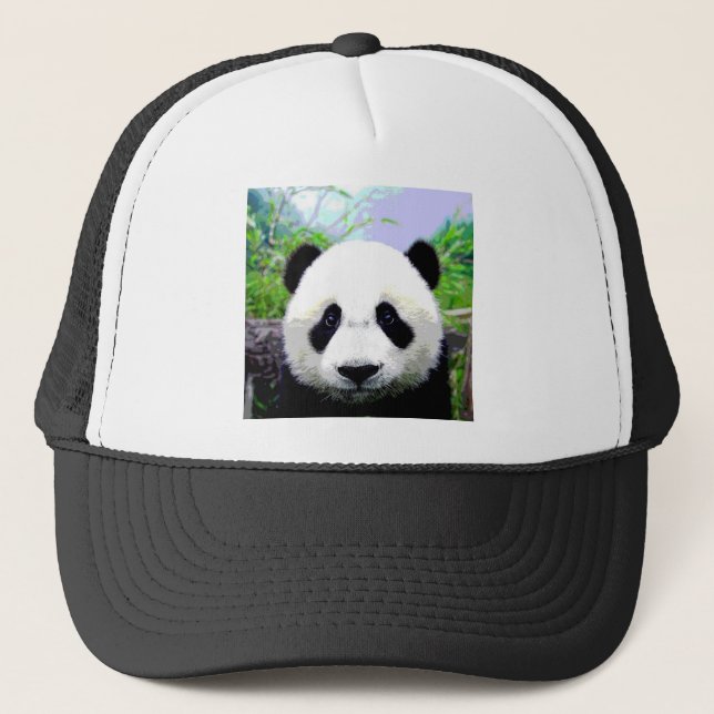 Panda Bear Truckerkappe (Vorderseite)