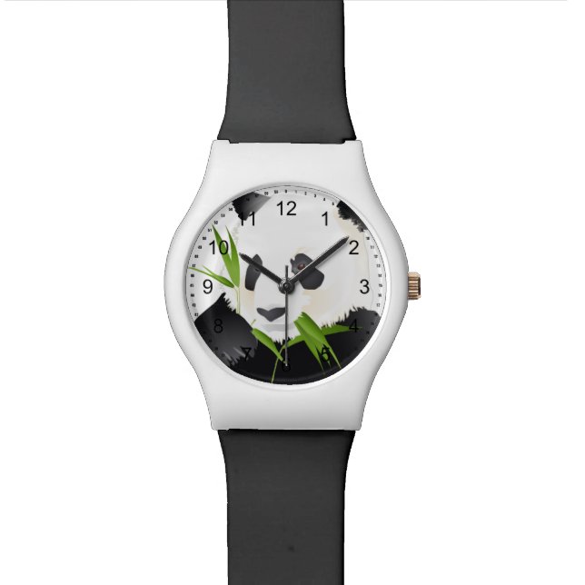 Panda Bear Uhr (Nahaufnahme)