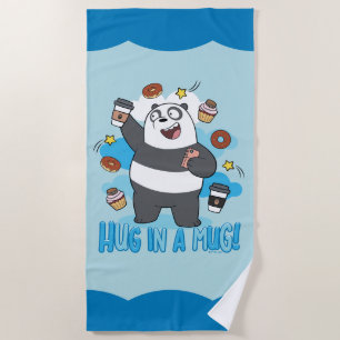 Panda Bear - Umarmen in einer Tasse! Strandtuch