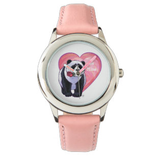 Panda Bear Valentine's Day Armbanduhr