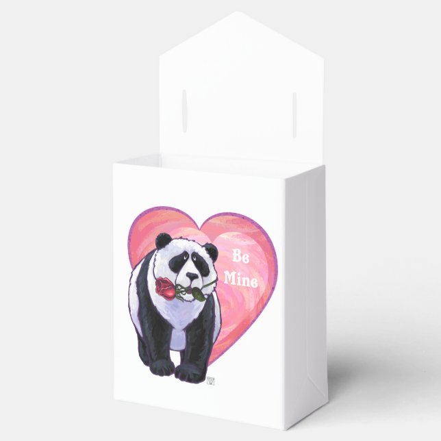 Panda Bear Valentine's Day Geschenkschachtel (Geöffnet)