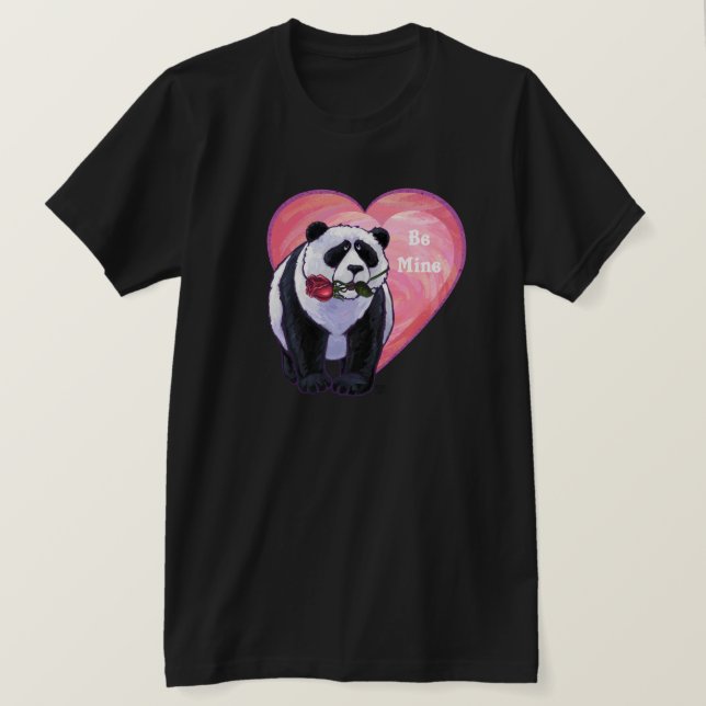 Panda Bear Valentine's Day T-Shirt (Design vorne)