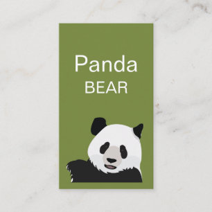 Panda Bear Visitenkarte