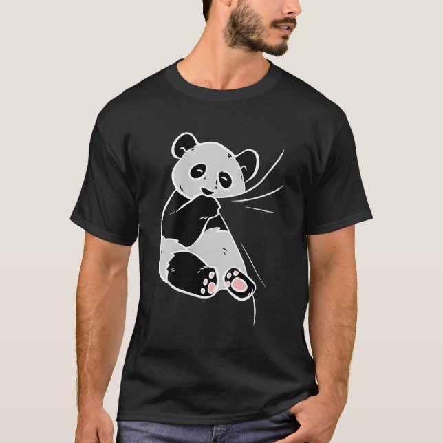 Panda Bear Who Liebe Pandas Animal T-Shirt (Vorderseite)