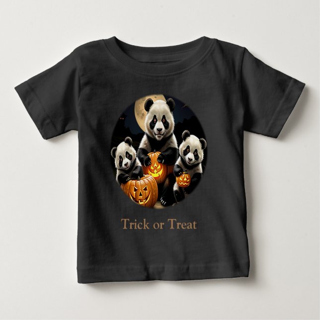Panda Bears Baby T-shirt (Vorderseite)