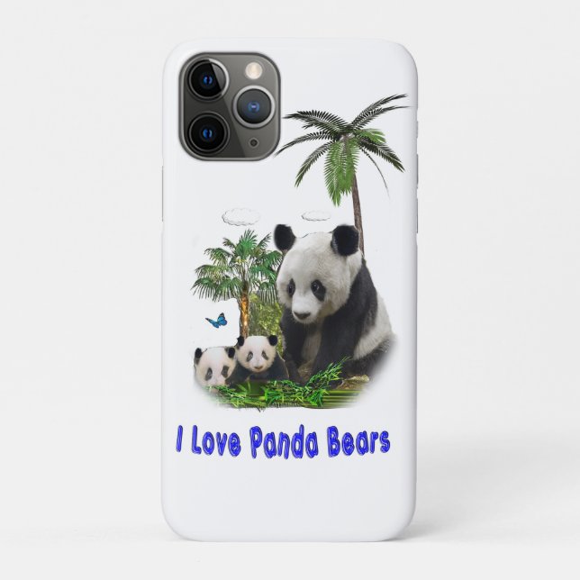 Panda Bears Case-Mate iPhone Hülle (Rückseite)