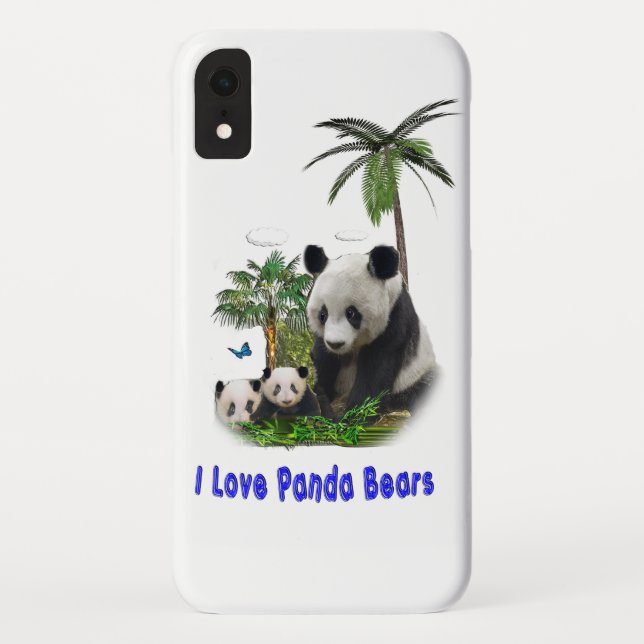 Panda Bears Case-Mate iPhone Hülle (Rückseite)
