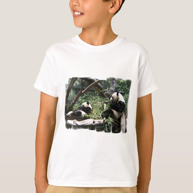 Panda Bears Children's Sweatshirt T-Shirt (Vorderseite)