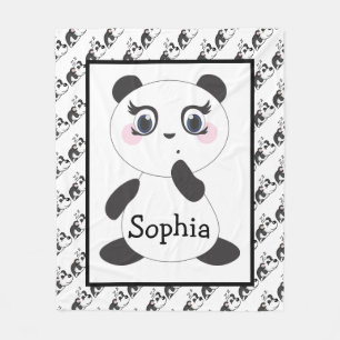 Panda Bears Fleecedecke
