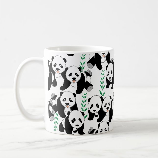 Panda Bears Graphic Kaffeetasse (Links)