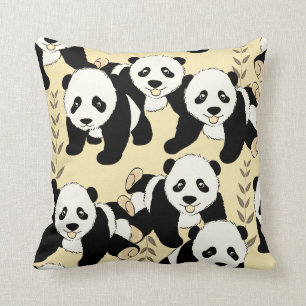 Panda Bears Graphic Kissen